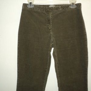 NafNaf France Corduroy Women's Jeans 38 Olive Grn